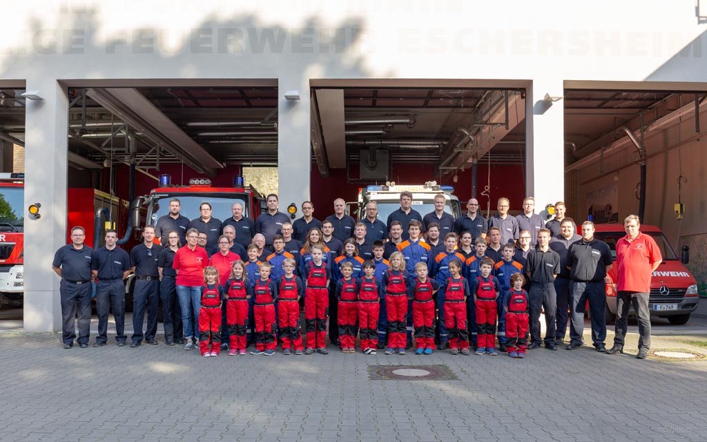 Gruppenbild Freiwillige Feuerwehr Frankfurt am Main Eschersheim e.V. 2018